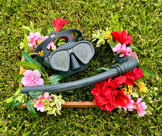 Manatee Grey Snorkel Set