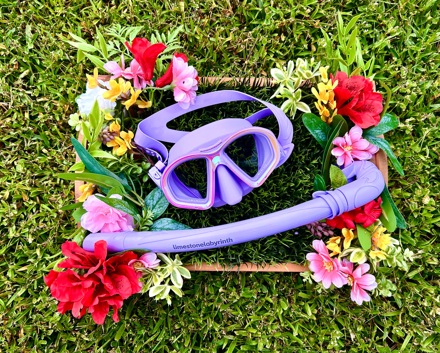 Tomatoa Purple Snorkel Set