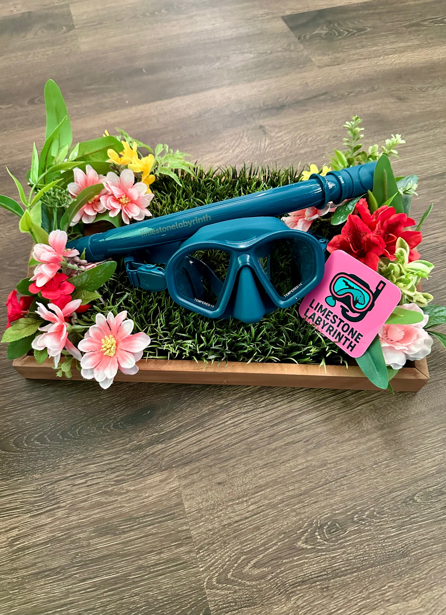 Deep Blue Snorkel Set