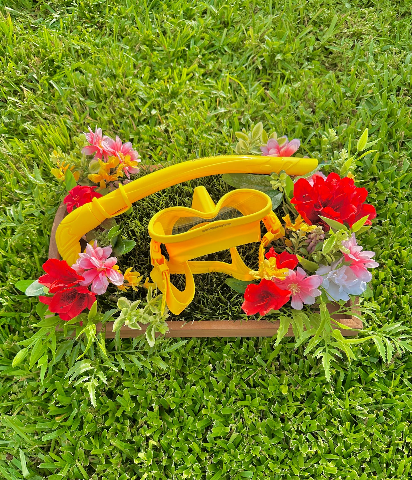 Sunfish Yellow Snorkel Set
