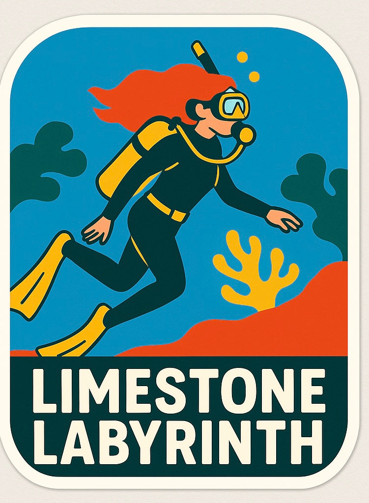 Diver sticker