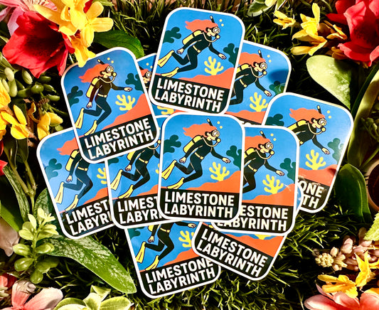 Diver sticker