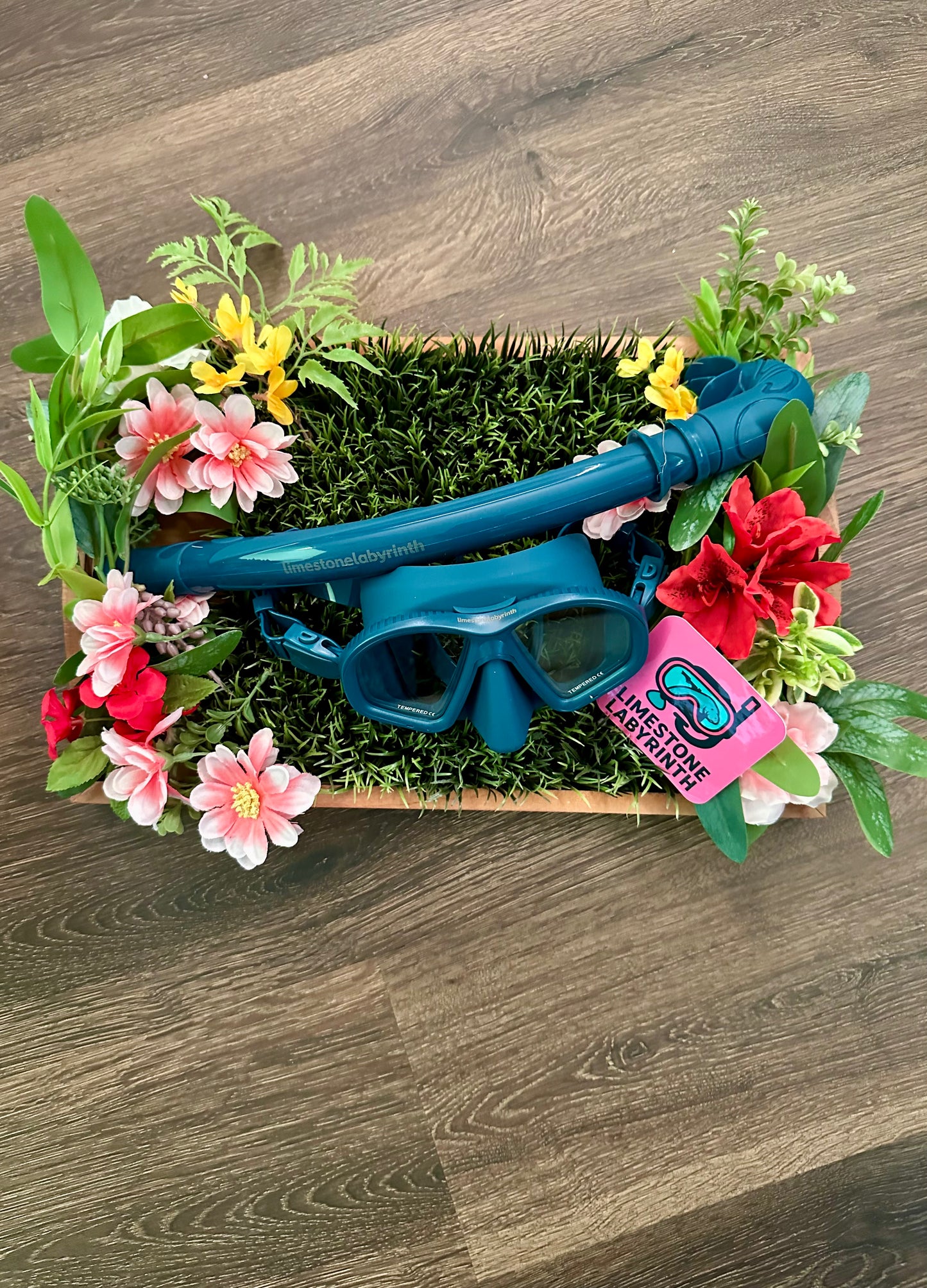 Deep Blue Snorkel Set