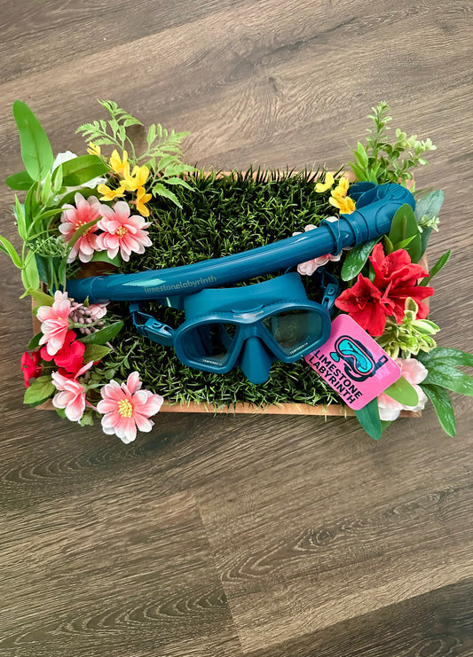 Deep Blue Snorkel Set