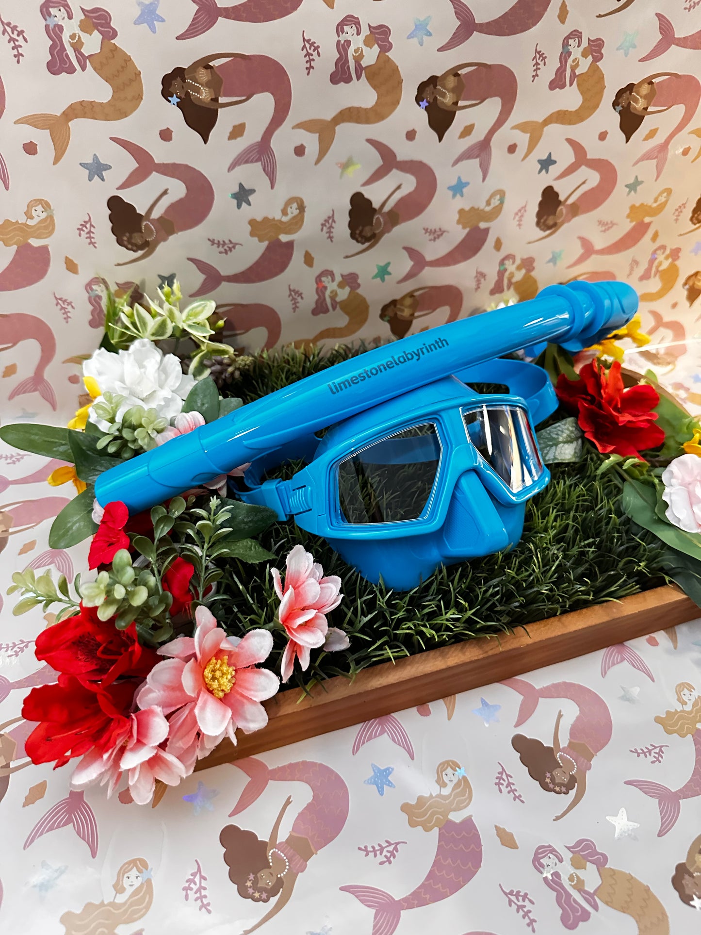 Aquifer Blue Snorkel set