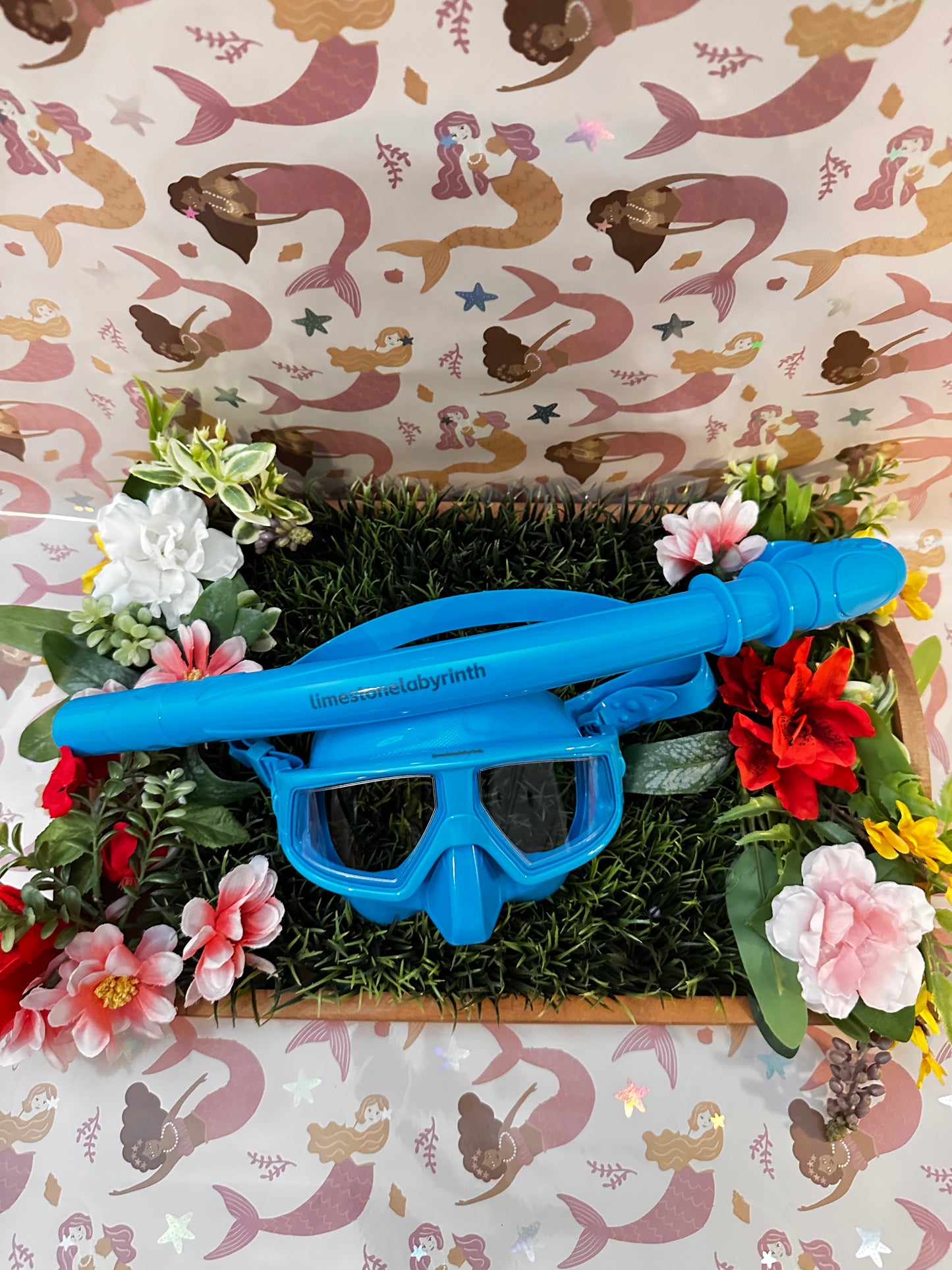 Aquifer Blue Snorkel set