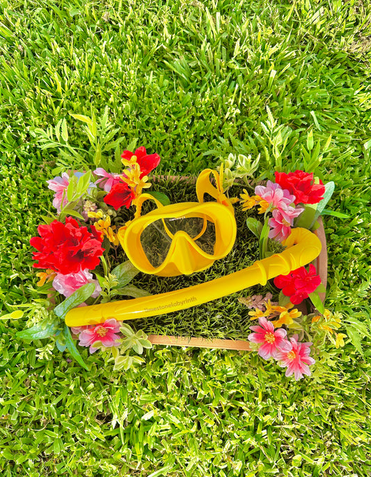 Sunfish Yellow Snorkel Set