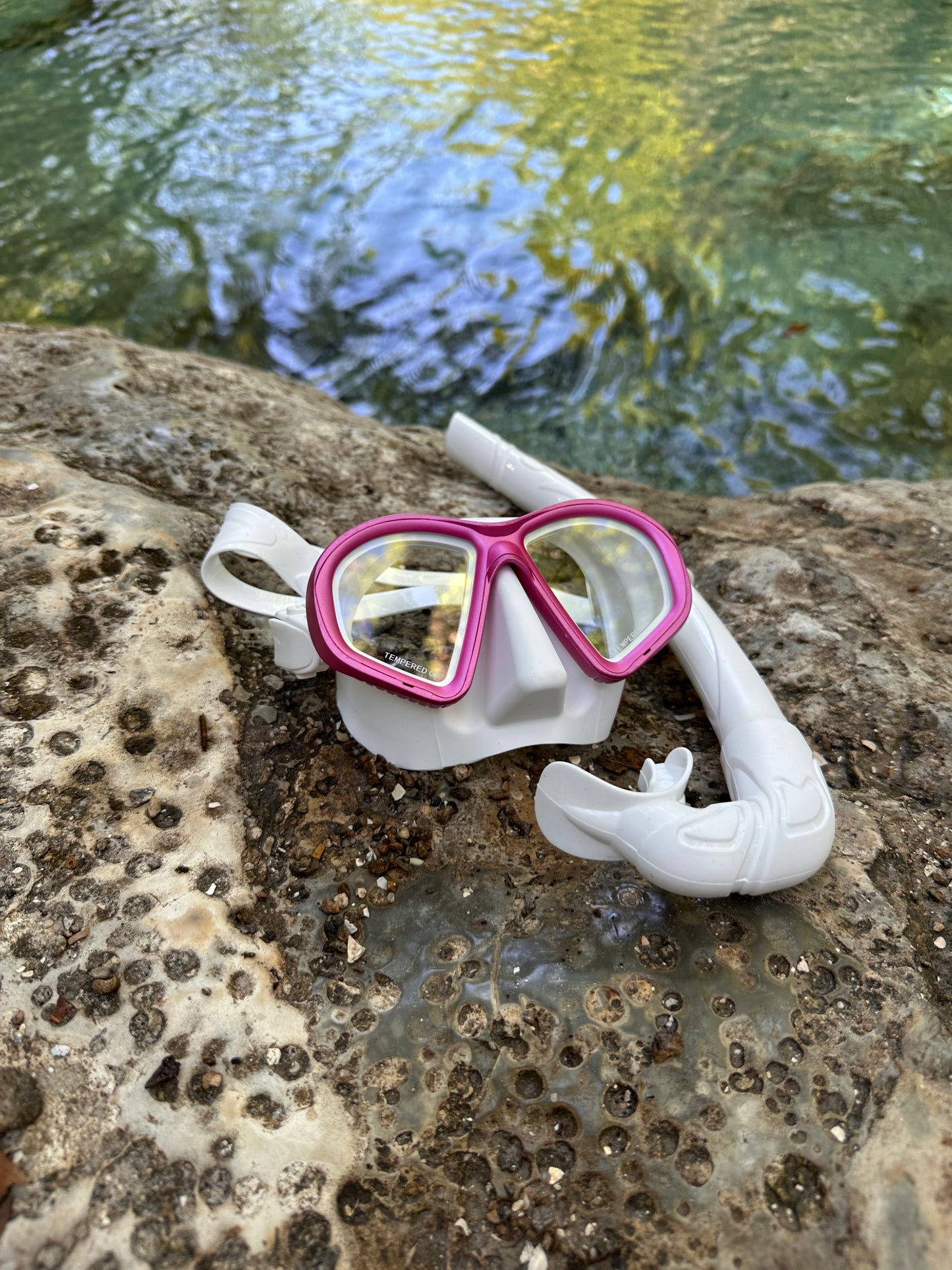 Polar Pink Snorkel Set