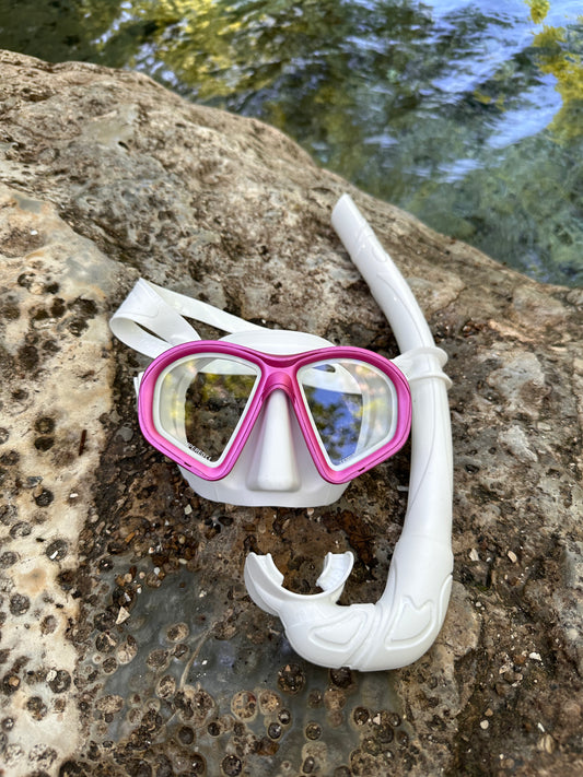 Polar Pink Snorkel Set
